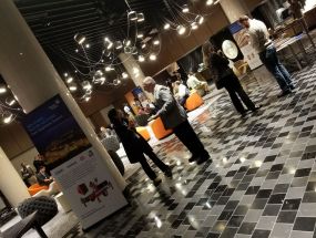Networking about to begin.